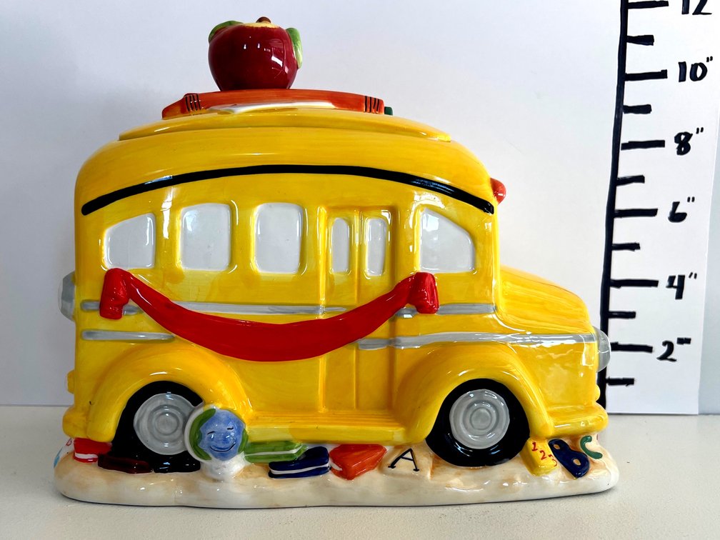 Teacher/School Bus Cookie Jar