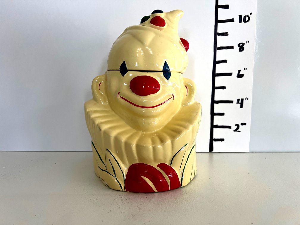 Vintage Clown Cookie Jar
