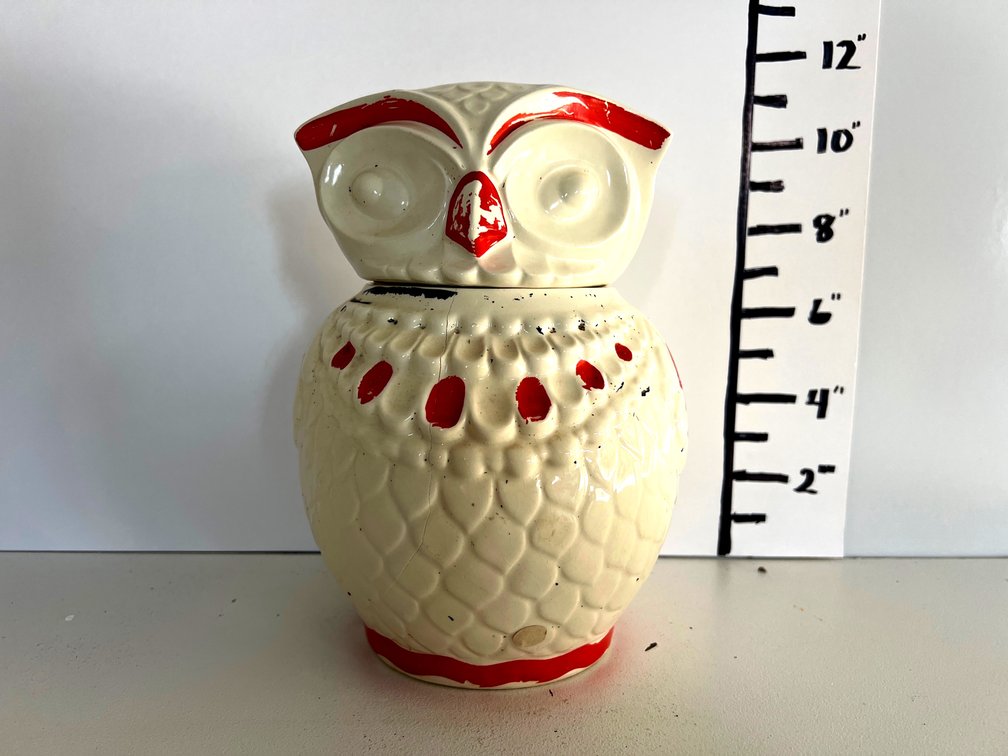 Vintage Owl Cookie Jar