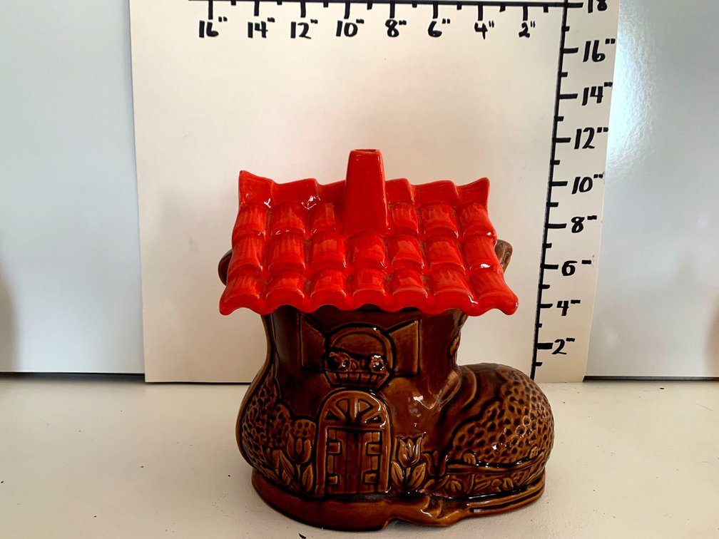 Mother Goose - Boot Shaped Cookie Jar