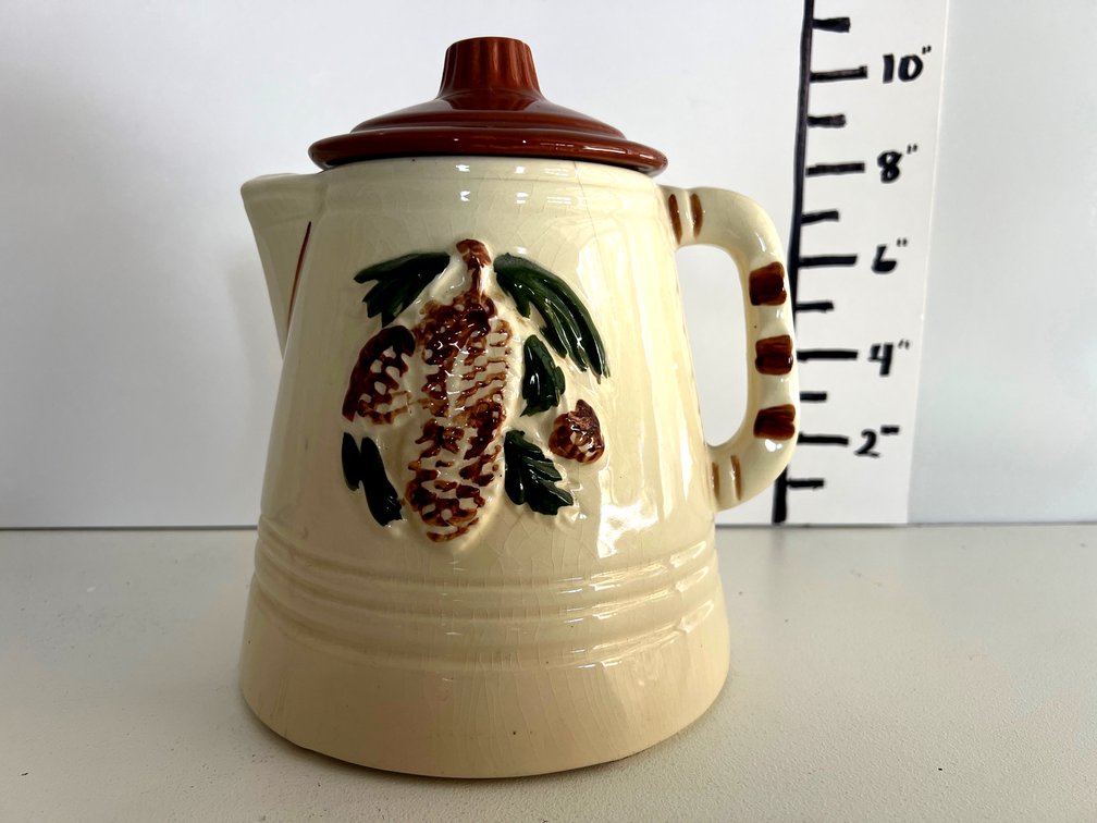 Pine Cone Pitcher Cookie Jar