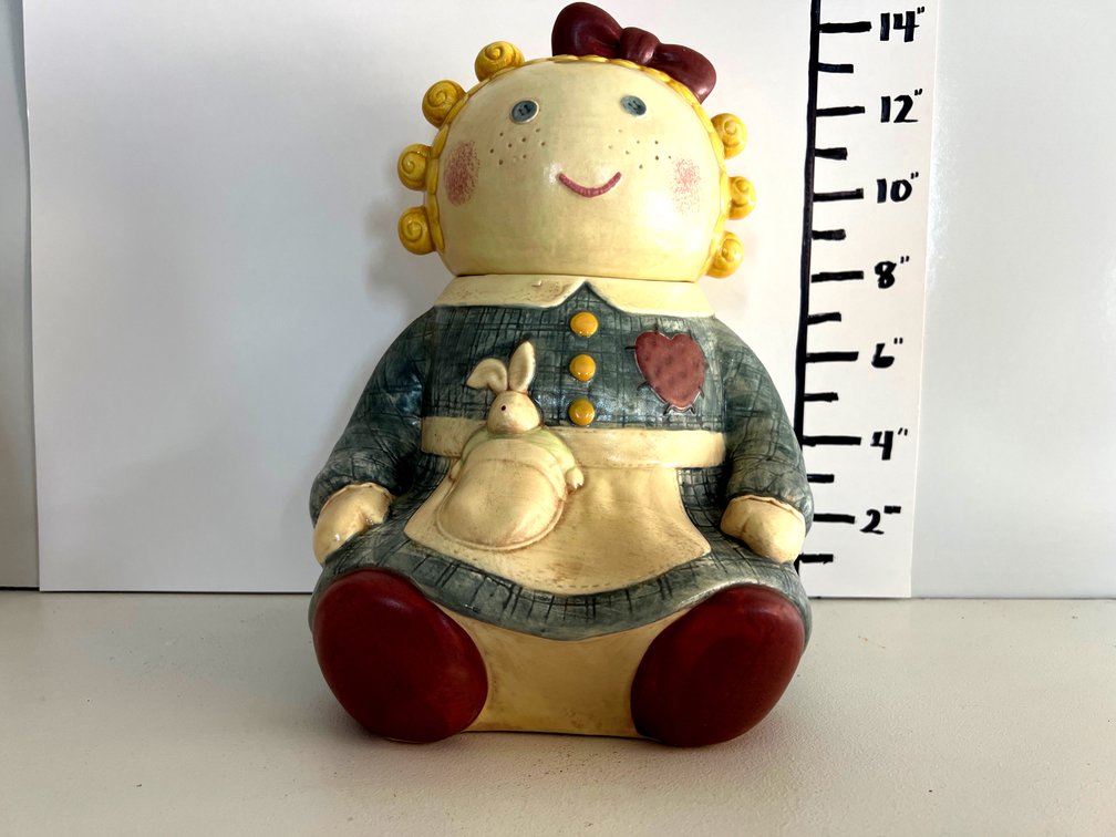 Girl Doll Cookie Jar
