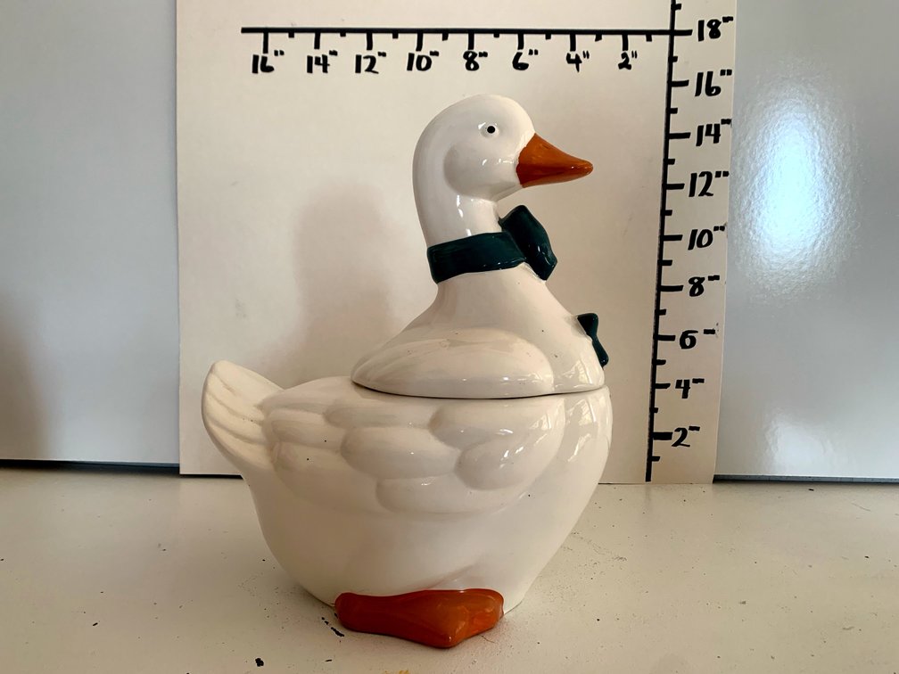 Goose Cookie Jar