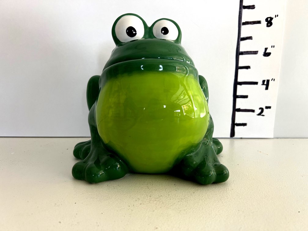 Bull Frog Cookie Jar