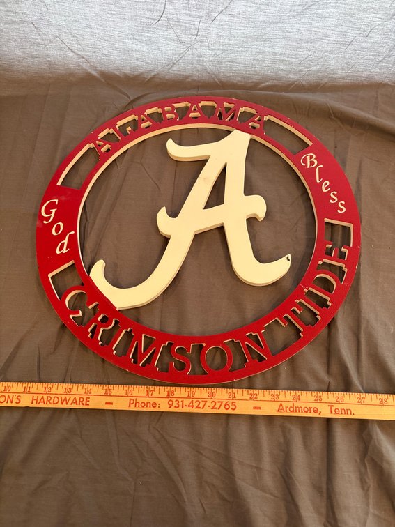 Alabama Crimson Tide Metal Wall Art