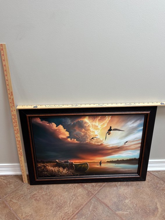 Chuck Black 'Storms Will Pass' Ducks Unlimited Print