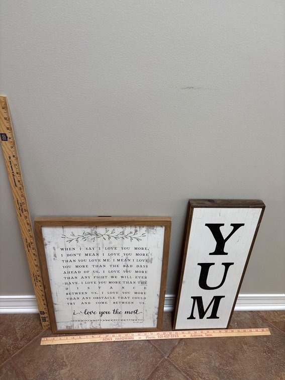 Rustic Decorative Wooden Signs