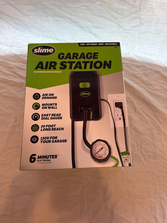 Slime Garage Air Station with 20-Foot Air Hose