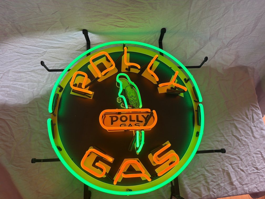 Polly Gas Vintage-Style Neon Wall Sign