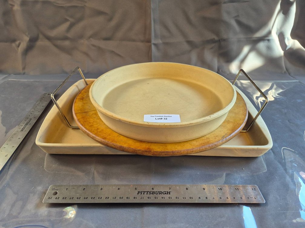 Pampered Chef and Sassafras Enterprises Stoneware Baking Pieces