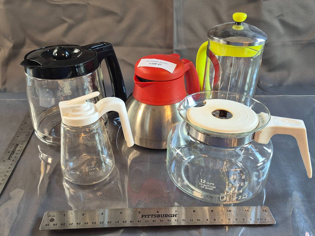 Glass and Metal Beverage Containers and Carafes