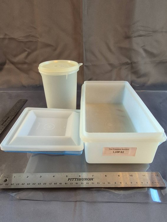 Vintage Tupperware Containers Including Lid and Base