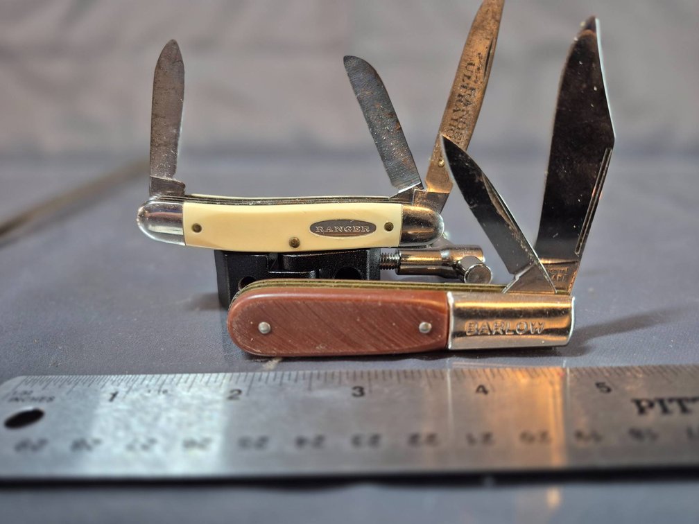 Barlow and Ranger Multi-Blade Pocket Knives with Accessories