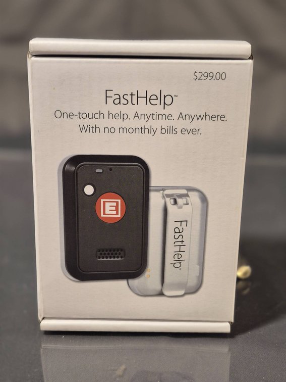 FastHelp One-Touch Emergency Device in Original Packaging