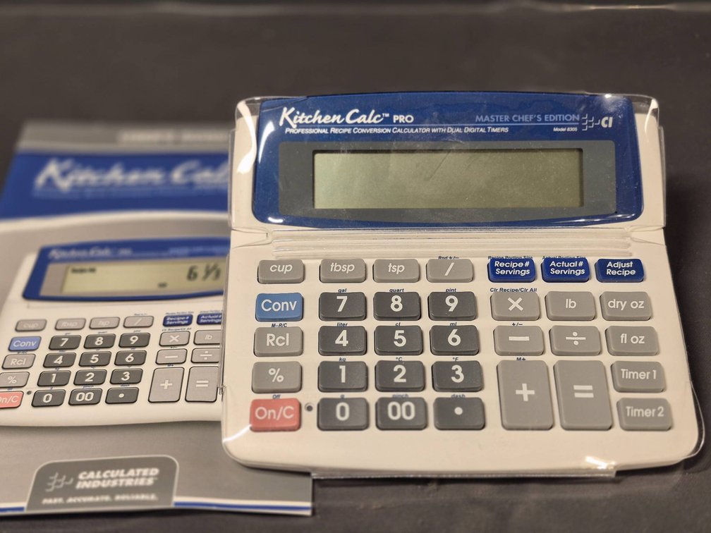 Kitchen Calc Pro Master Chef's Edition With User Guide