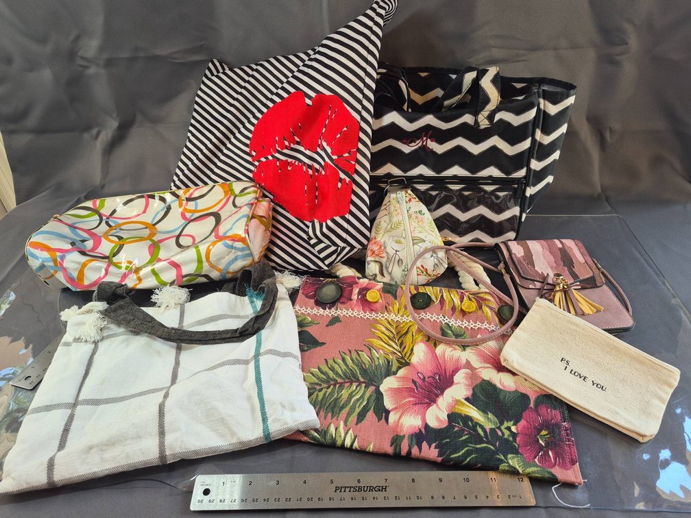 Tote Bags, Pouches, Pillow, and Accessories