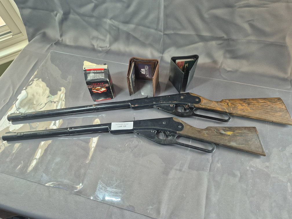 Two Lever-Action BB Guns with Accessories