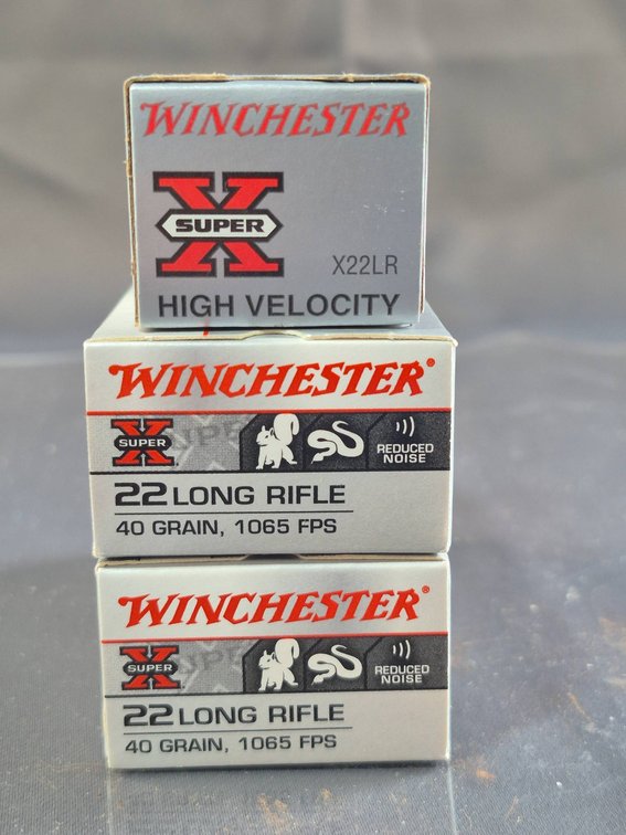 Winchester Super-X 22 Long Rifle High Velocity Ammunition Lot