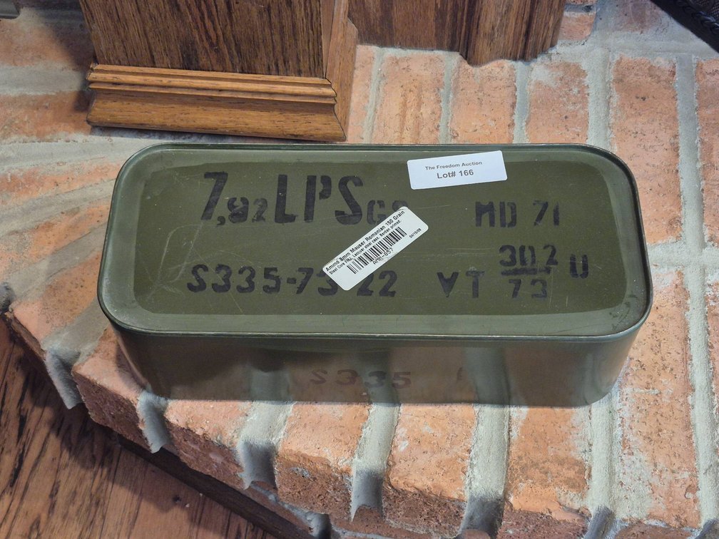 Unopened Sealed Romanian 7.92x57mm Ammo Spam Can, 150 Grain