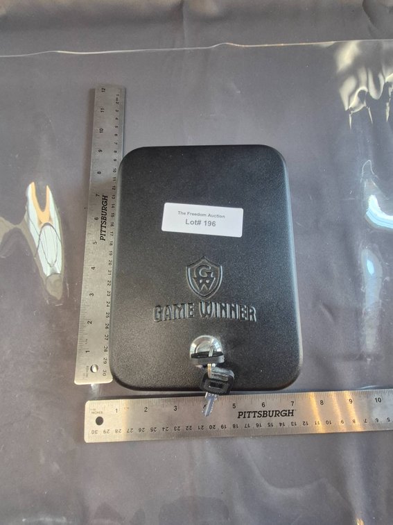 Game Winner Portable Lock Box with Cable
