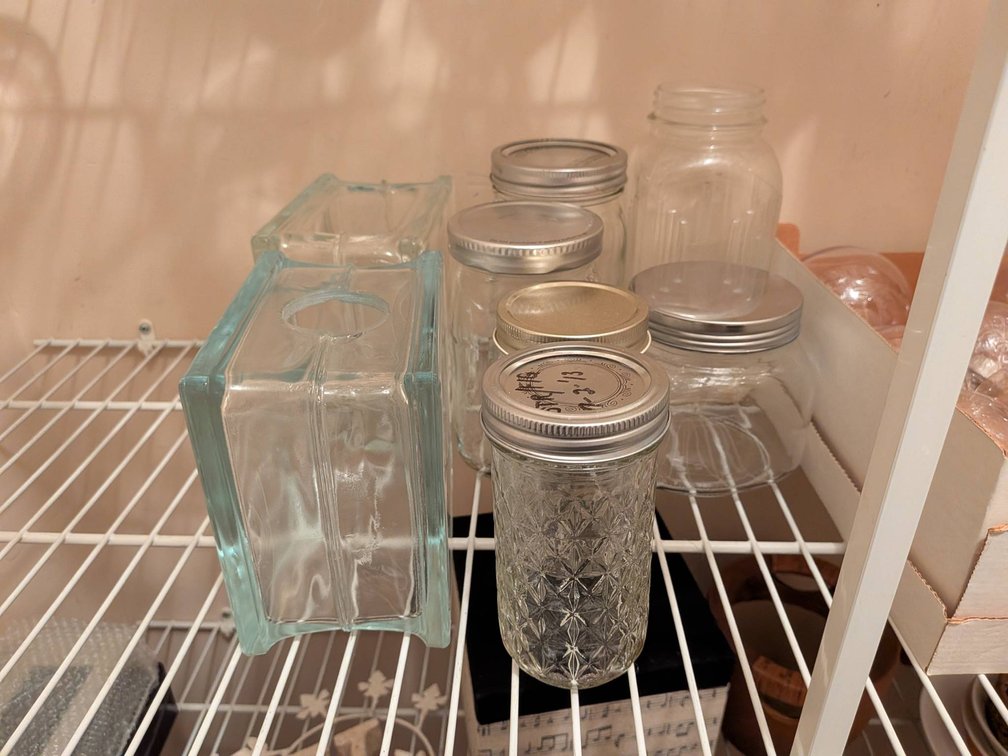 Glass Jars, Containers, and Decorative Items Lot