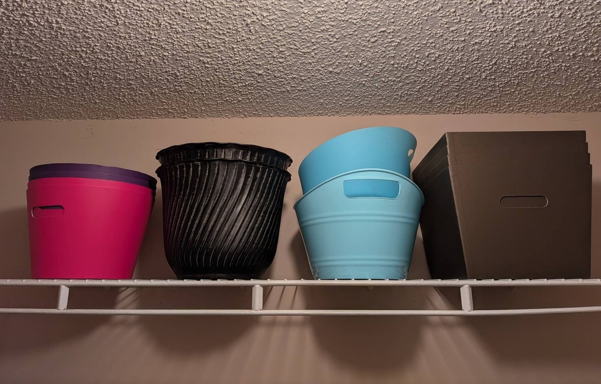 Storage Bins and Buckets