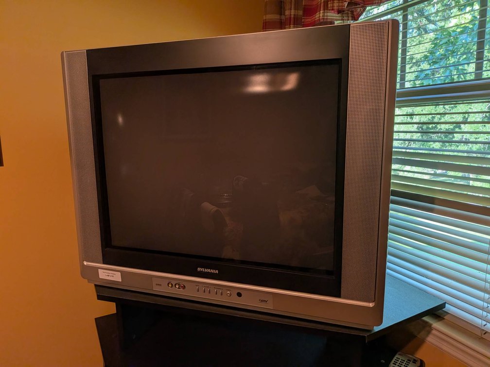 Panasonic CRT Television with Audio Control Panel
