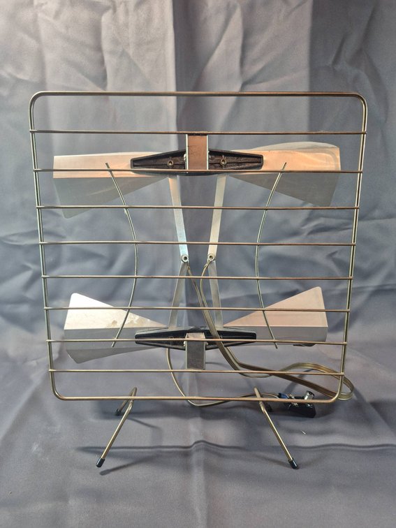 Vintage Electric Toaster with Brass Plated Elements
