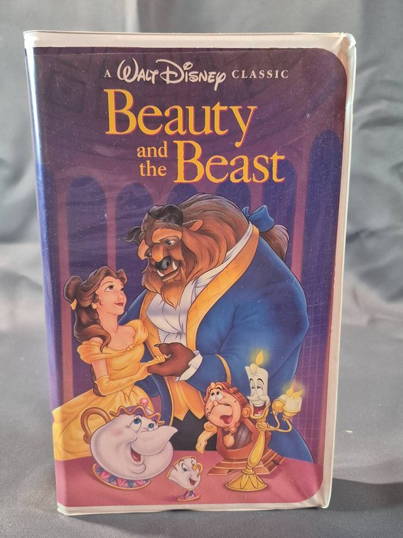 Walt Disney Classic 'Beauty and the Beast' VHS Clamshell