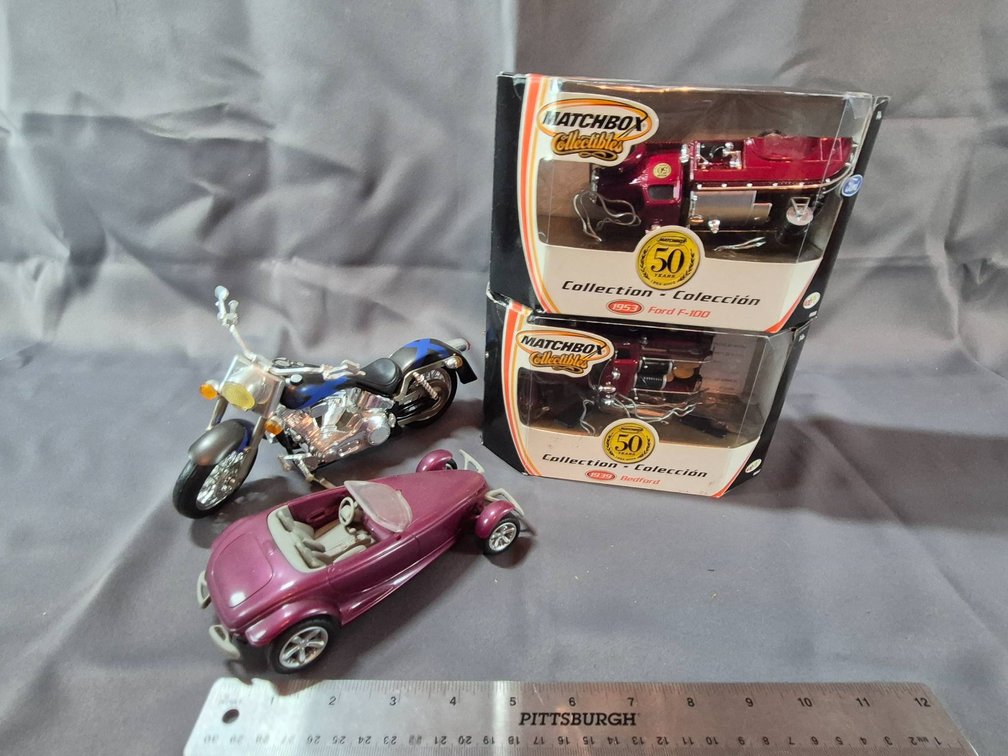 Matchbox Collectibles 50th Anniversary Lot with Ford F-100 and Bedford Models