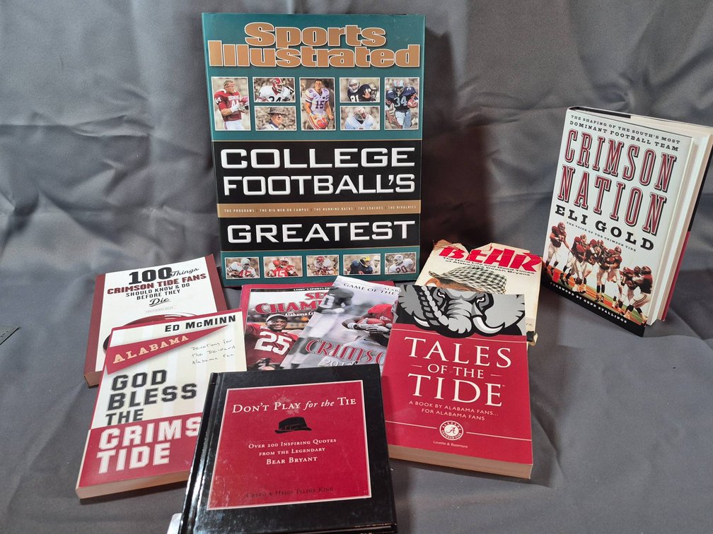 8 Books on Alabama Football and College Football