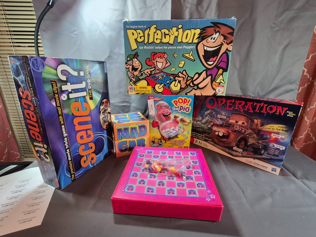 Family Board Games and Activities Lot