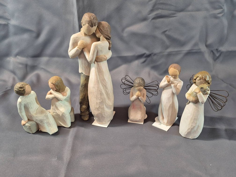 Willow Tree Figurine Collection Featuring Angels and Couple