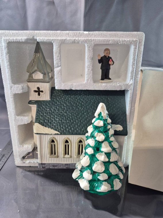 The Original Snow Village 'All Saints' Ceramic Set