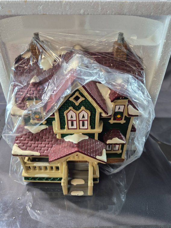 Department 56 Snow Village Hartford House Handpainted Ceramic