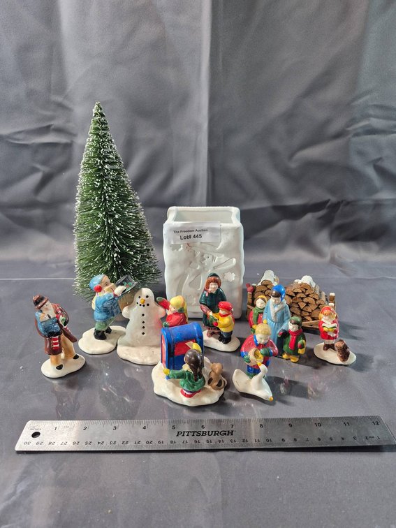 Department 56 Christmas Village Figures with Accessories