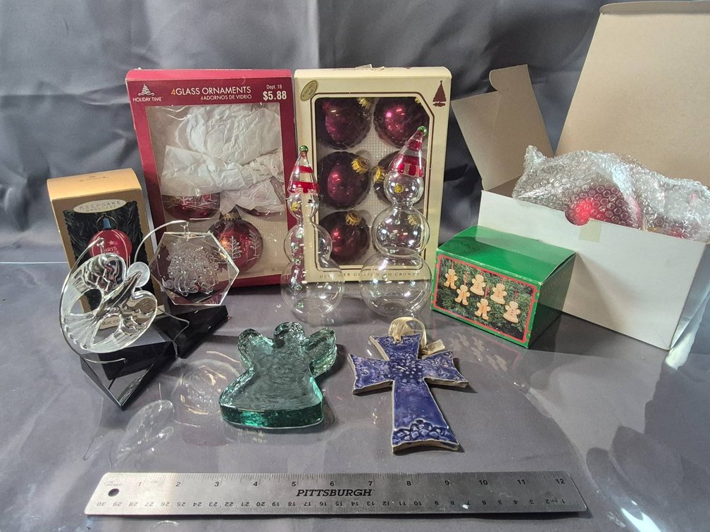 Christmas-Themed Ornaments, Figurines, and Decorations