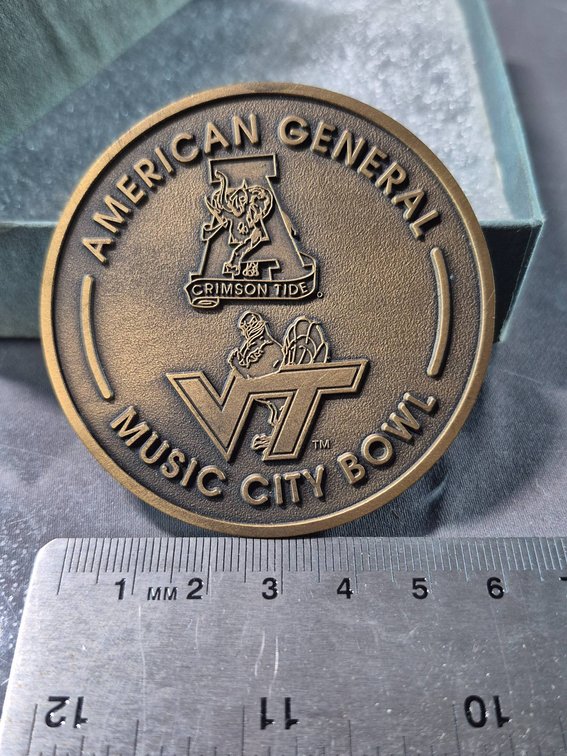American General Music City Bowl 1998 Inaugural Game Commemorative Coin