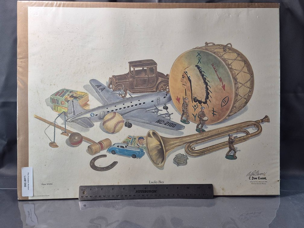 C. Don Ensor 1982 Limited Edition Print, Plate XXXI