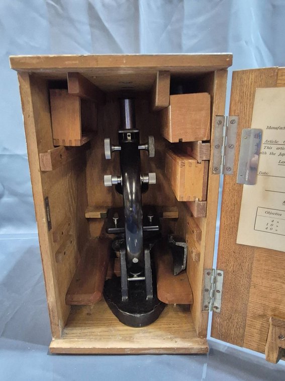 Olympus Tokyo GH5 Microscope with Case, Accessories, and Serial No. 90007