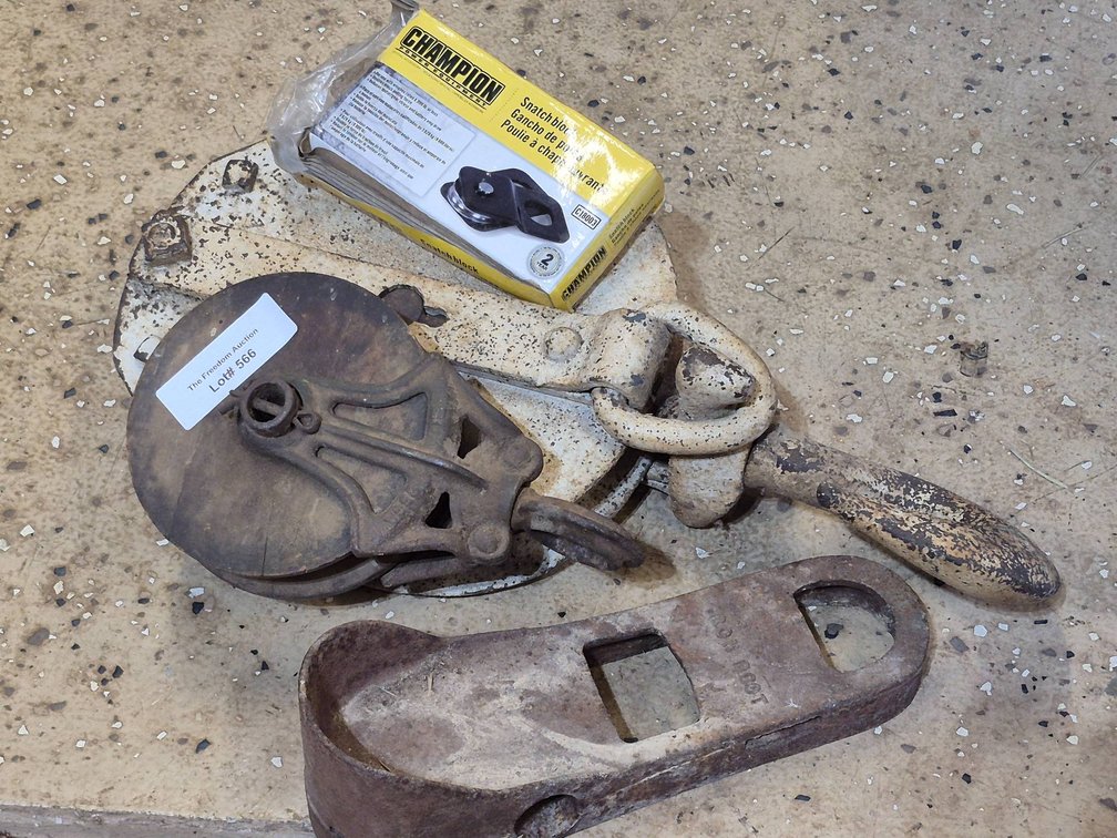 Pulley Block System and Miscellaneous Metal Parts