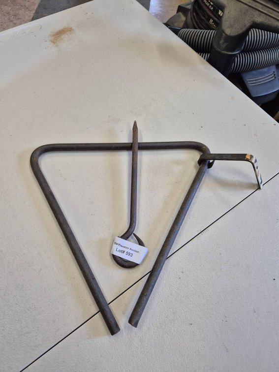 Metal Triangle Dinner Bell with Striker