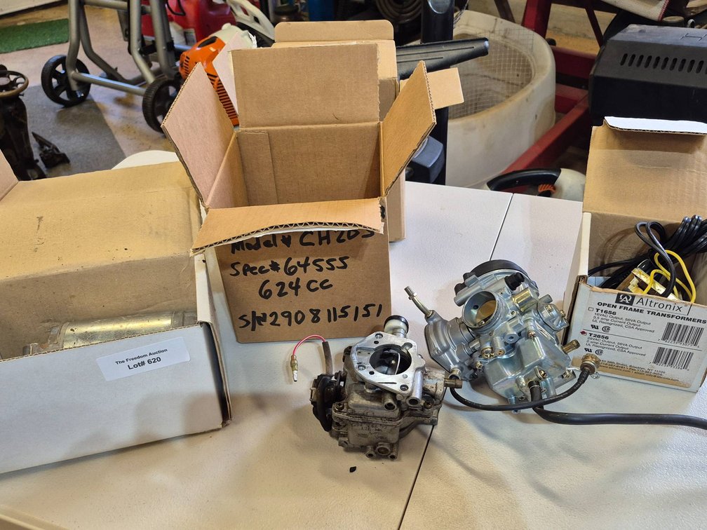 Automotive and Electrical Components Including Carburetors and Transformer