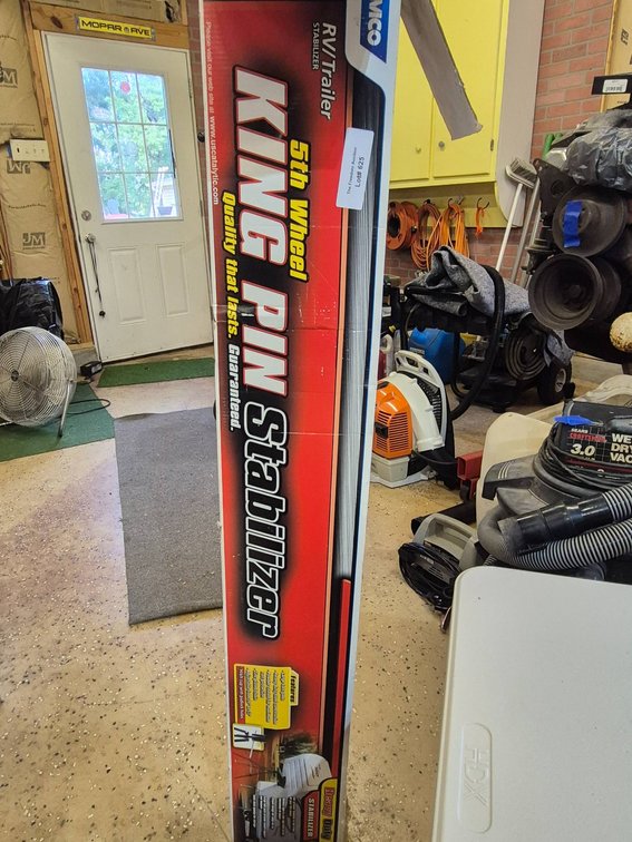 Camco 5th Wheel King Pin Stabilizer for RV Trailers