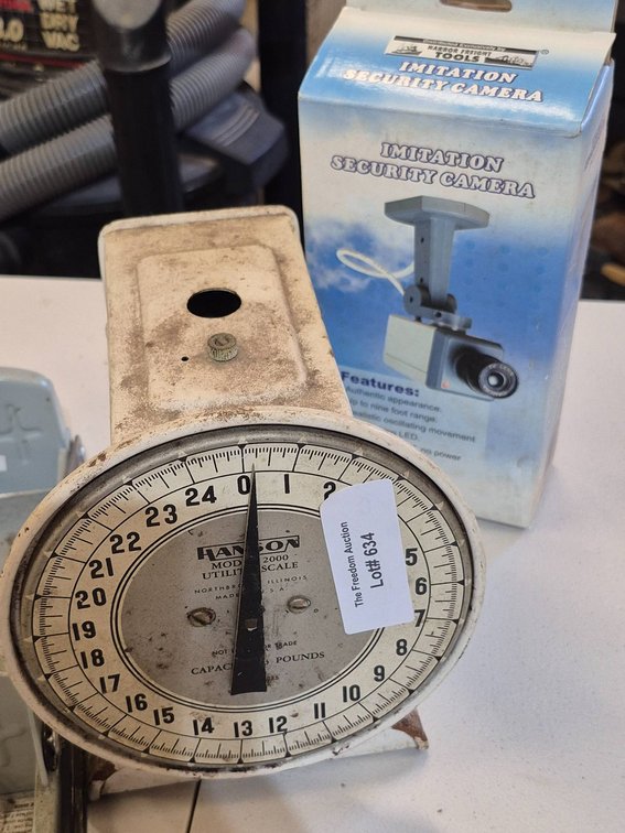 Hanson Model 2000 Utility Scale and Two Imitation Security Cameras