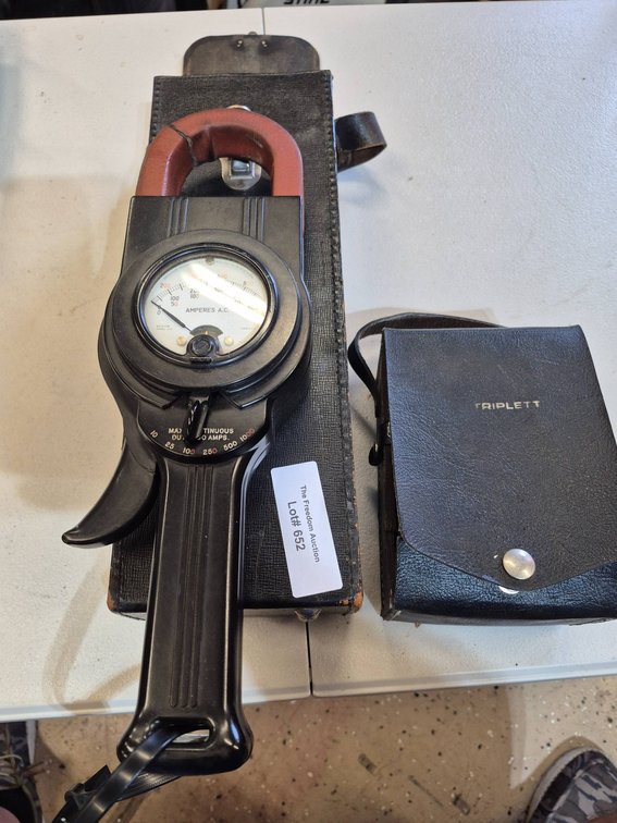 Brownell Electro Clamp Meter and Analog Ohmmeter Set with Cases