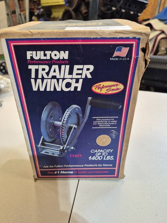 Fulton Performance Products Trailer Winch, T1401, Capacity up to 1,400 lbs