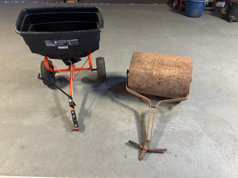 Spreader & Sod Roller