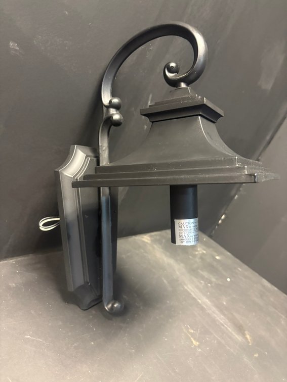 Black Wall Mounted Light