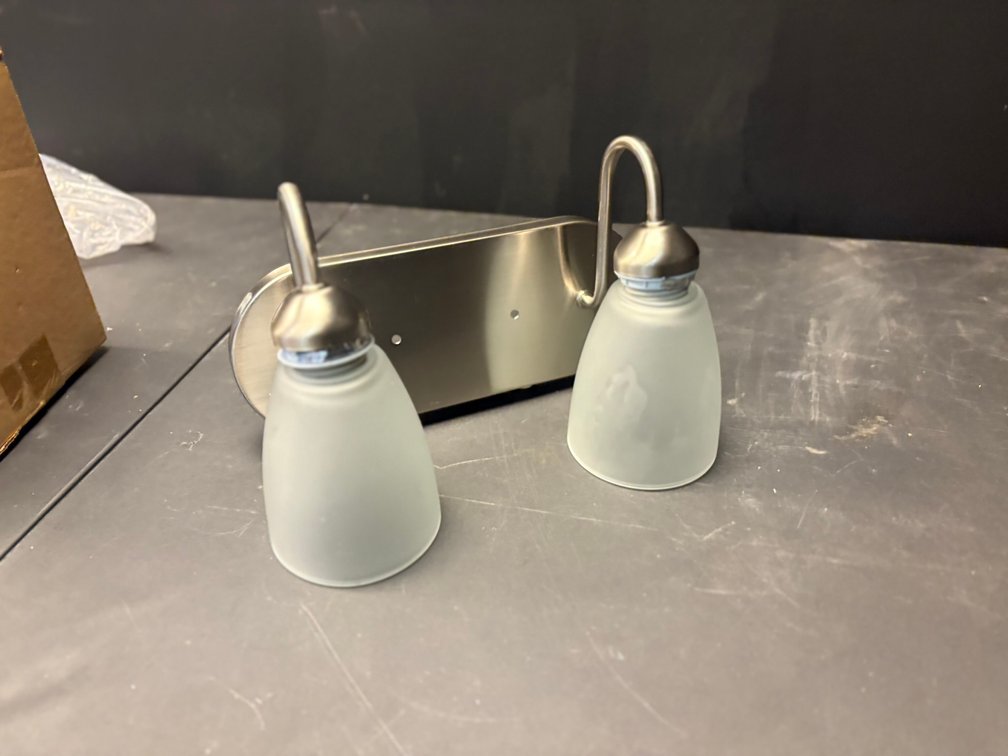 Brushed Nickel Light Fixture